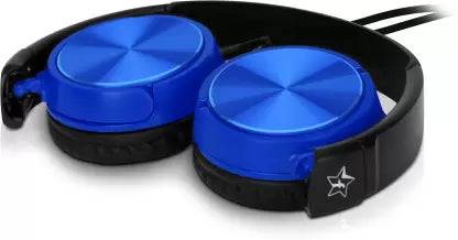 Flipkart SmartBuy Foldable Headphones - Blue (Blue, On the Ear) Flipkart SmartBuy Foldable Headphones - Blue (Blue, On the Ear)